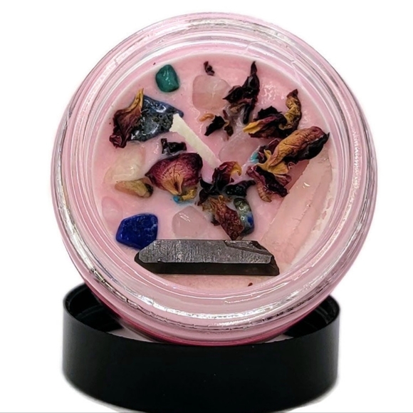 Connection (strawberry scented) LacedMagic Natural "Intention" Candles 3oz - Picture 6 of 7